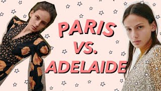 Paris Vs. Adelaide - Model Diary Paris Vs. Adelaide - Model Diary