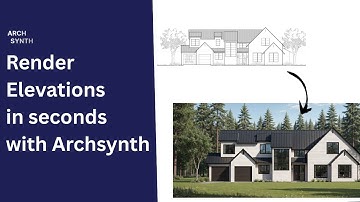 How to render elevations with Archsynth - Two methods