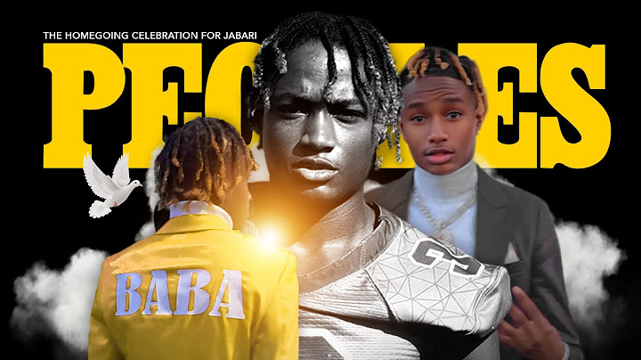 Celebration of Life for Mr. Jabari Latrell Peoples