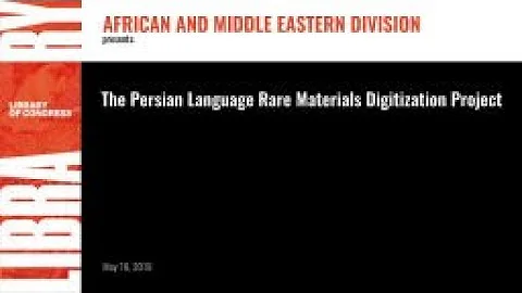 Persian Language Rare Materials Digitization Project
