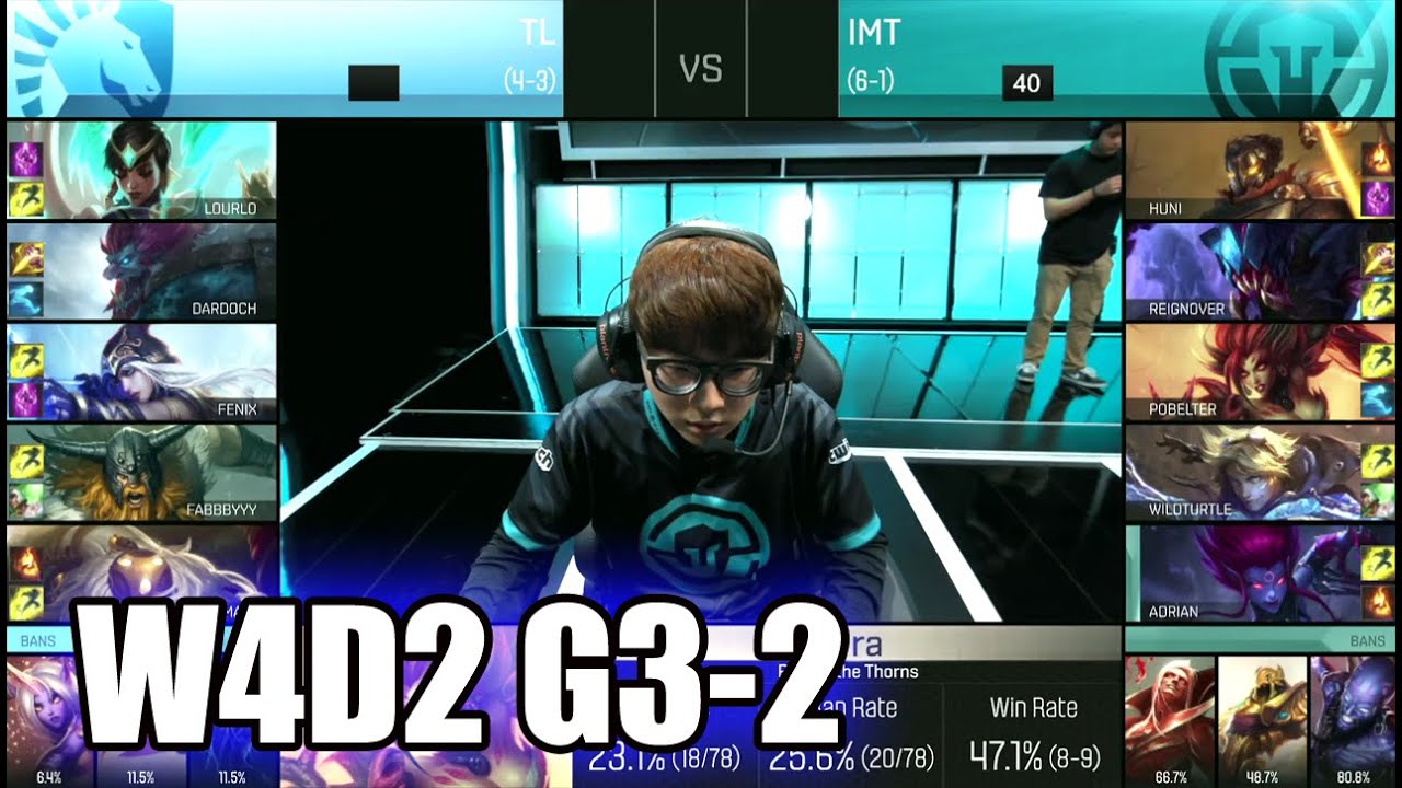 Immortals vs Team Liquid | Game 2 S6 NA LCS Summer 2016 Week 4 Day 2 | IMT vs TL G2 W4D2 1080p