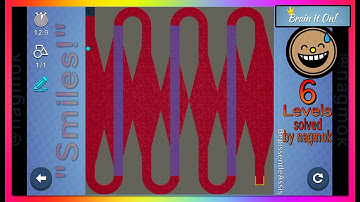 Brain It On! Community 6 Levels "SMILES!" solving by nagmok