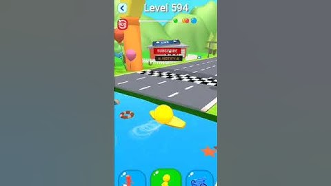 3D shape-shifting#runing#car game level=594#shorts #video