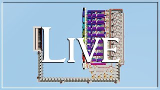 【LIVE】十進数加算器の微調整 & お遊び | Minecraft JE