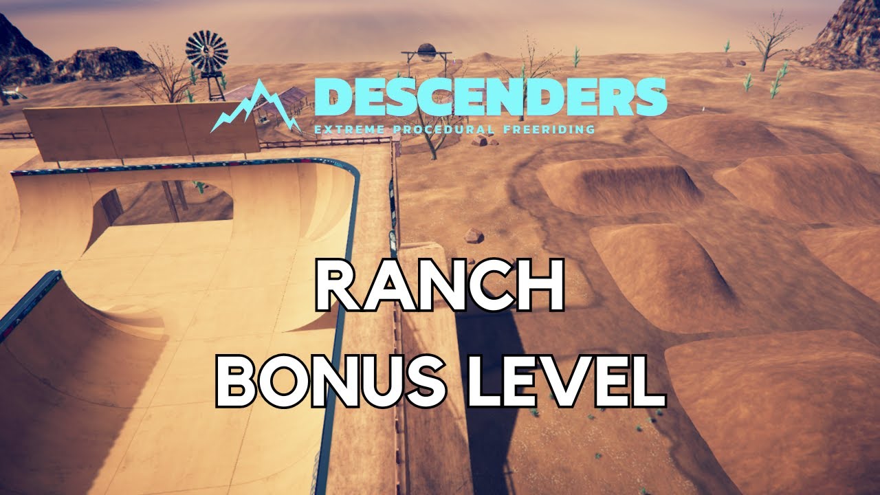 How to beat RANCH bonus level (DESCENDERS) - YouTube
