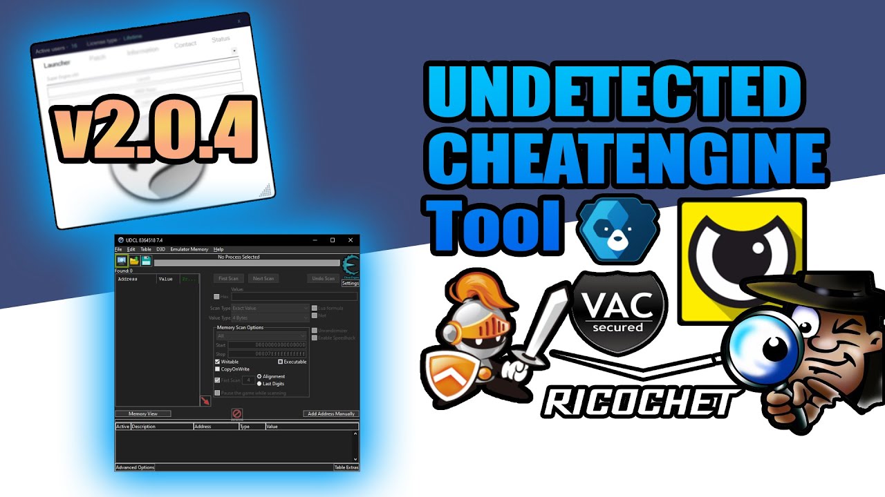 Release] 'Undetected' Cheat Engine 6.3