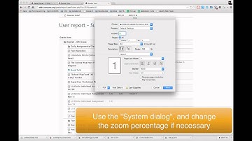 Print Moodle gradebook for each student