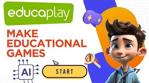 Educaplay: Create Games Easily ! AI and Educational Games