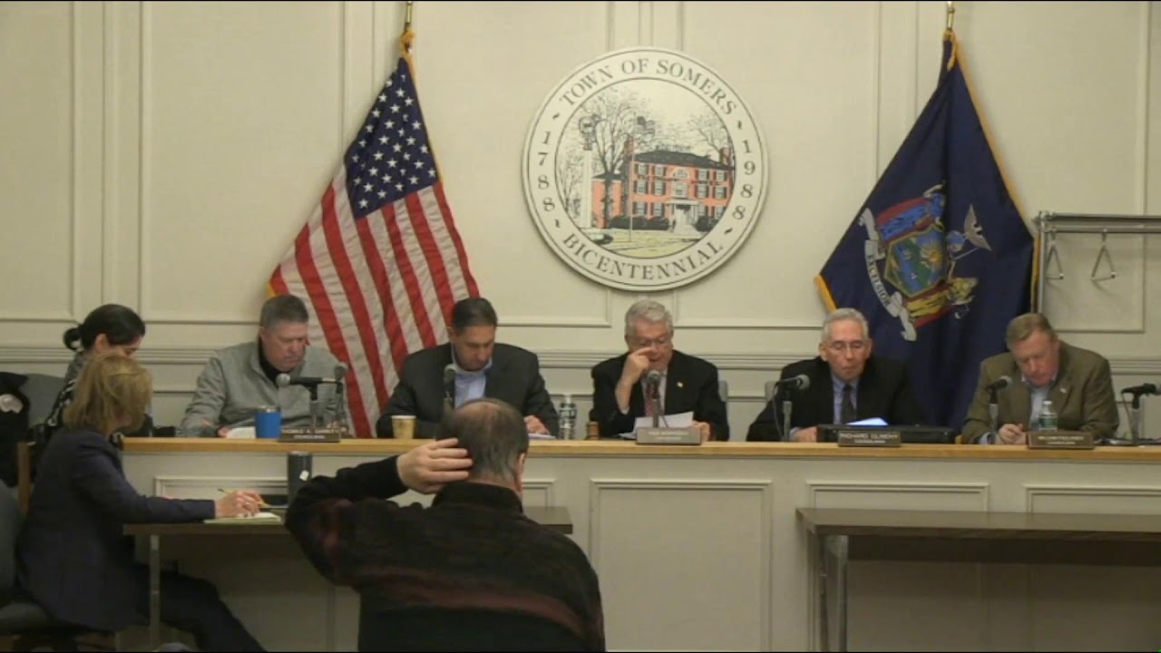 Town of Somers, N.Y. Town Board Meeting January 2, 2020 YouTube