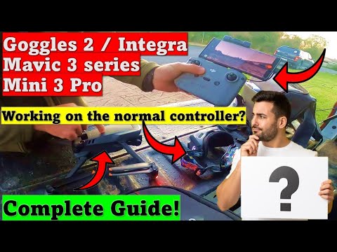 DJI goggles 2 and Mavic 3 or Mini 3 Pro after update! Super easy!