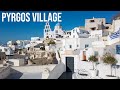 Pyrgos, former capital of Santorini and the best-preserved medieval settlement on the island