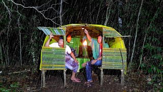 CAMPING DI TERPA HUJAN DERAS!!! TIDUR NYENYAK DI SHELTER YANG NYAMAN DAN MENIKMATI ALAM