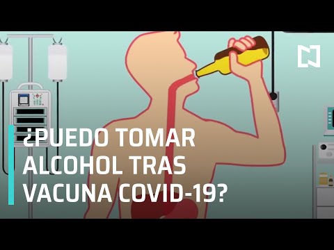 ¿Puedo consumir alcohol antes o después de recibir vacuna contra COVID? - A las Tres