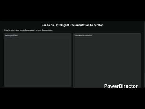 Doc-Genie: Automatic Python Documentation Generator #naanmudhalvan 