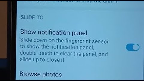 how to pull down notification bar using fingerprint sensor in honor 20i mobile