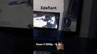 Xdefiant 2024 pc Ryzen 3 3200g 16 GB ram gráficos en mínima.