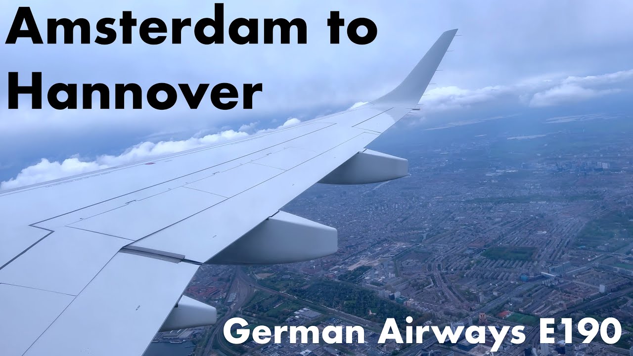 Amsterdam (AMS) to Hannover (HAJ) | German Airways (KLM) Embraer E190