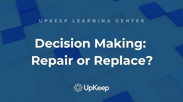 Asset Management: Repair or Replace? | Calculating Equipment Depreciation | UpKeep