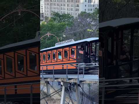 Video: Angels Flight Standseilbahn in Los Angeles