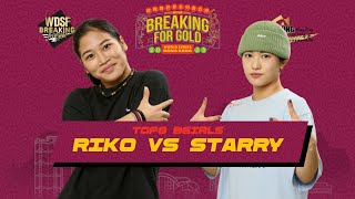 Riko (Japan) vs Starry (South Korea) ► Bgirls Top8 ► BFG World Series Hong Kong 2023