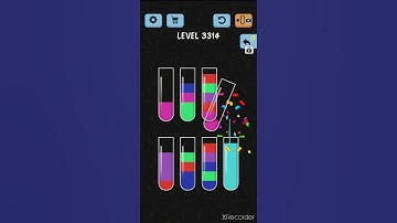 solve and solution water color sort game level 3314