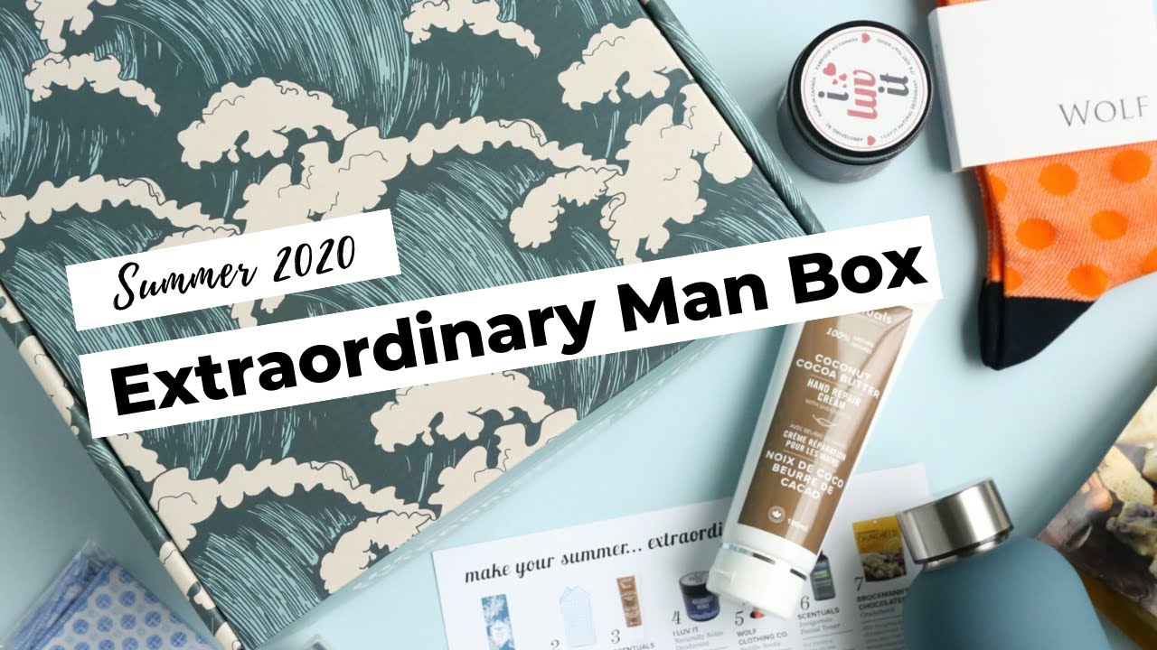 Extraordinary Man Box Unboxing Summer 2020: Canadian Subscription Box
