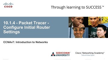 Курс Молодого Бойца Cisco Часть 1 2021 CCNA ITN 10.1.4 Packet Tracer Config Initial Router Settings