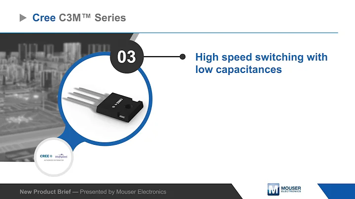 Wolfspeed / Cree C3M™ SiC 1200V MOSFETs — New Product Brief | Mouser Electronics