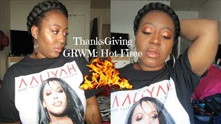 Information ThanksGiving GRWM Hot Fire| ALISSA ASHLEY x ELF COSMETICS LIPGLOSS IMPRESSIONS Update