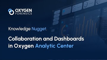 Knowledge Nuggets: Collaboration and Dashboards in Oxygen Analytic Center