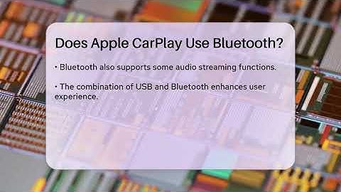 Does Apple CarPlay Use Bluetooth? - Talking Tech Trends