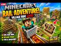 LIVE 🚨 Minecraft Rail Ride Madness! 🚂 Village Track Adventure #minecraft