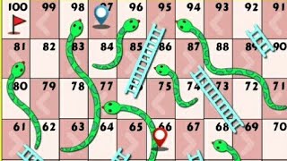 Snakes and Ladders Game 2 players |snakes gameplay || snake games screenshot 4