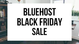 Bluehost Black Friday Deals (60% Off Bluehost Black Friday Offer + Free Domain +SSL)