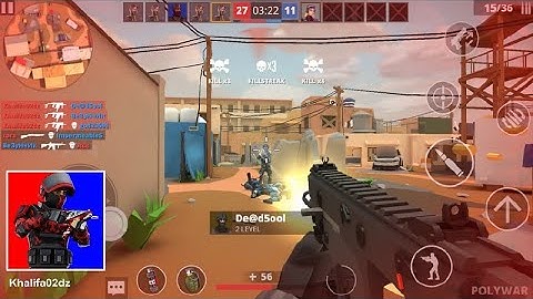 POLYWAR: 3D FPS online shooter - Gameplay #4  (Android)