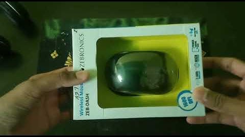 Zebronics ZEB–DASH Wireless Mouse Unboxing & Review.