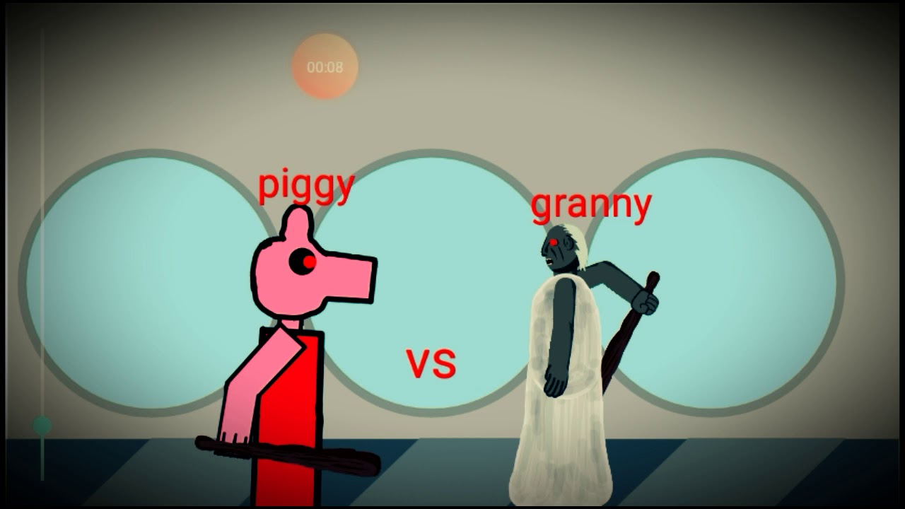 Evil Peppa Pig Aka Piggy Vs Granny Drawing Cartoons 2 Animation Youtube - roblox piggy vs granny