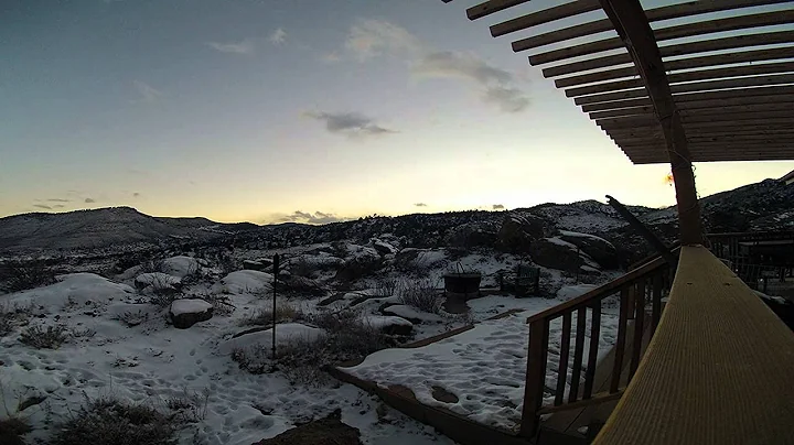 Lyons, CO Evening Time Lapse