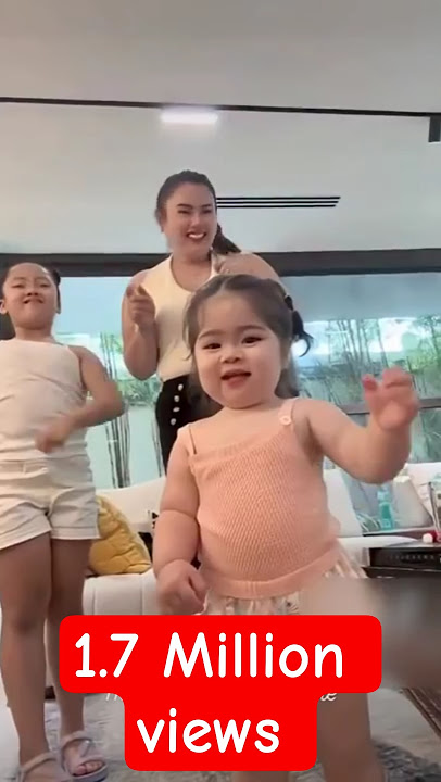 CHA-CHA  dance by Ate Tali and Mochi with Tita/ Ninang Maan #shorts #dance #music #funny