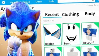MAKING SONIC THE HEDGEHOG 2 a ROBLOX ACCOUNT (New Morph!)