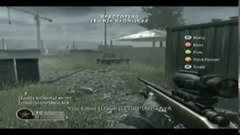 COD4 CRAZY NO-SCOPE BATTLE!