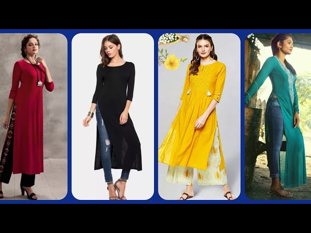 S4U 5-43 Fancy Designer Long Kurti Designs Summer Collection