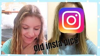 Reacting to my really old cringy instagram photos