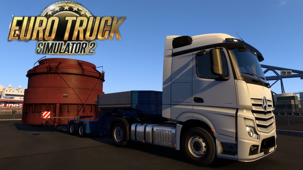 ETS2 ไทย Special Cargo 3 Boiler Part 20*20*16 รถนำขบวน นำไปทางแคบ