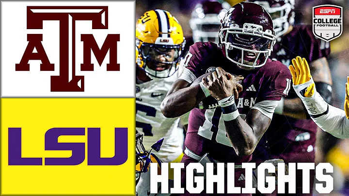 Texas A&M Aggies vs. LSU Tigers | Full Game Highlights | ESPN College Football