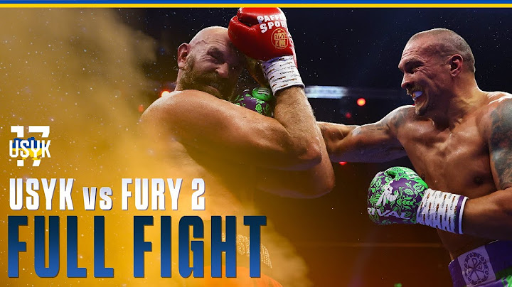 USYK vs FURY 2 💥 EPIC REMATCH | FULL FIGHT