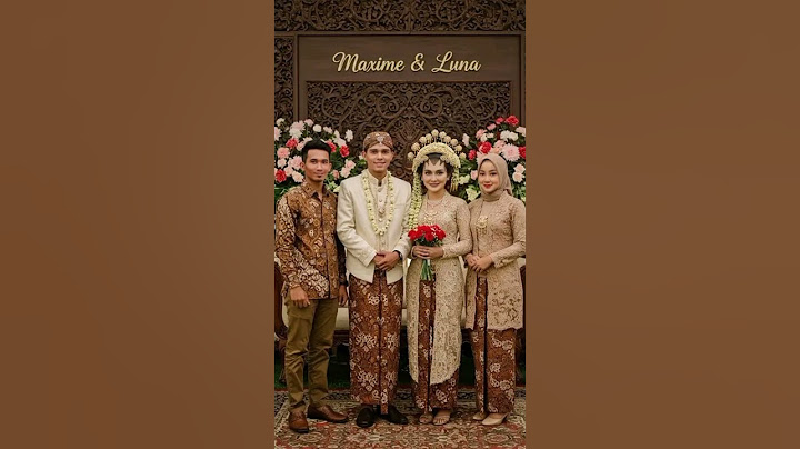 kondangan Pernikahan 😁 MAXIME dan LUNAMAYA
