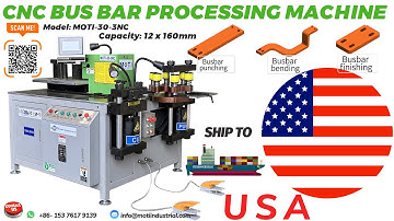 CNC Busbar Bending Machine MOTI-30-3NC shipped to USA