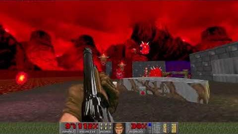 Original Doom Playthrough E3M6 : Mt. Erebus