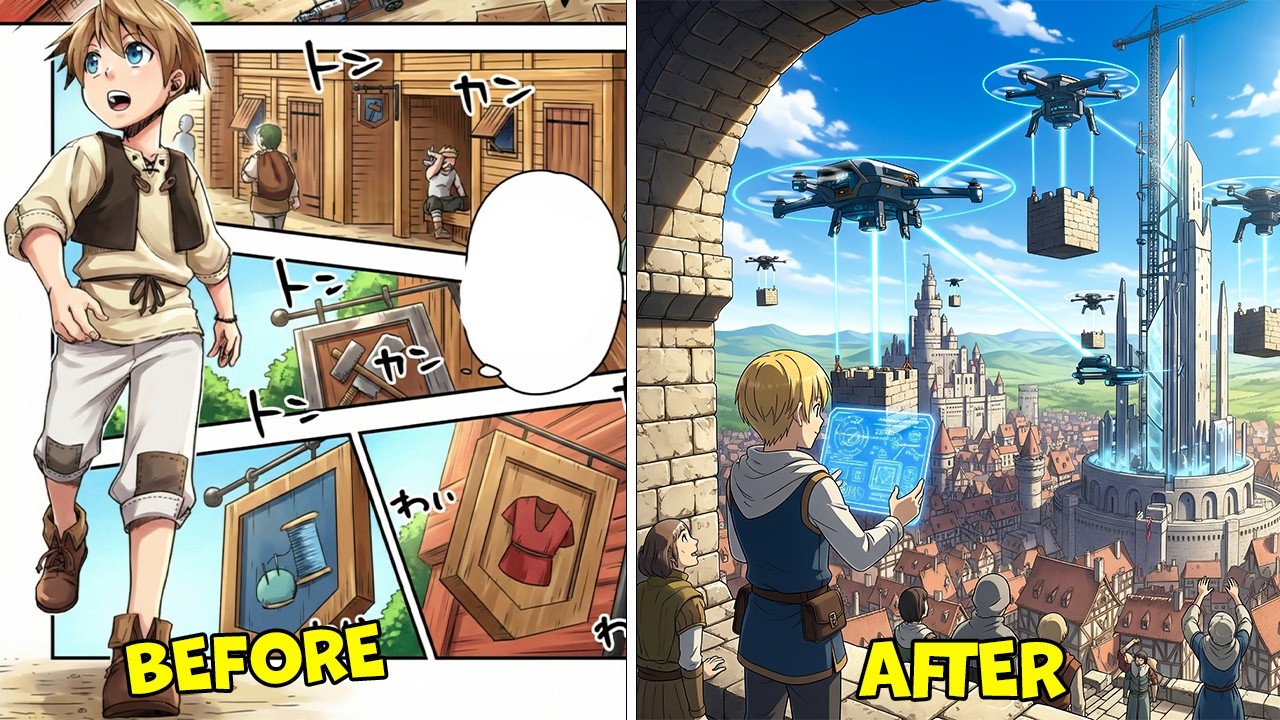 REINCARNATED BOY USES FUTURE TECH TO MAKE HIS VILLAGE THE RICHEST | MANGA RECAP